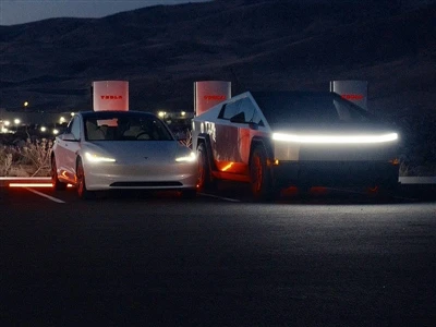 Повышена скорость зарядки Cybertruck: нагнетатели Tesla V4 полностью поддержи...